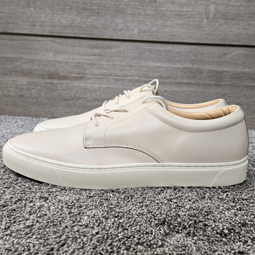 Nisolo Men's Low-Top Sneakers in Light Beige - Picture 2 of 14